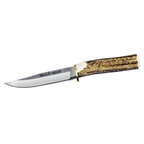 Couteau De Chasse Muela Gredos Gred-12a Fist Vinaigrier Et Feuille De Laiton Polyvalent 12 Cm Mova + Carte Cadeau