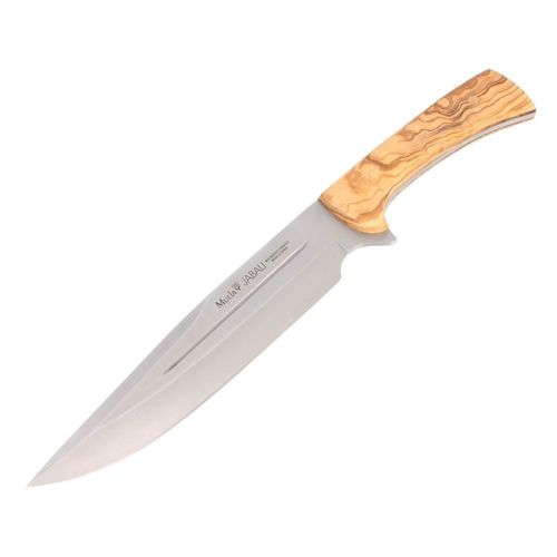 Couteau De Chasse Au Jabalí Muela Jabali-21ol, Poignées En Bois D'olivier, Grenouill?Re, Poids 380 Grammes, 21 Multi-Usage Cm + Carte-Cadeau