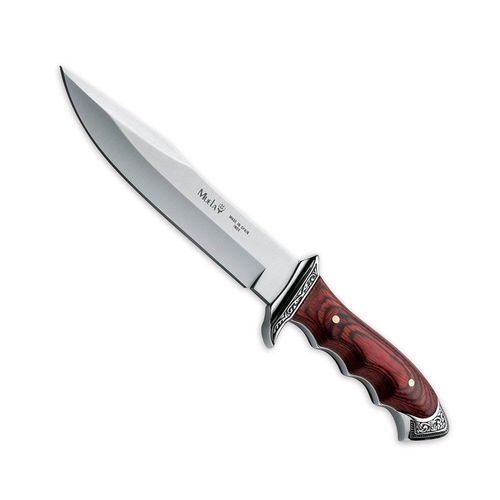 Couteau De Chasse Muela Venise 21833, Cachas Isorel Corail Et Argent + Carte Cadeau Multi Zamak