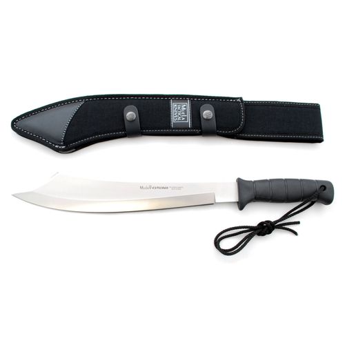 Couteau De Chasse Muela Explorateur Explorer-32g, Grenouill?Re, Cuir - Cordura + Carte Cadeau Multi-Usages