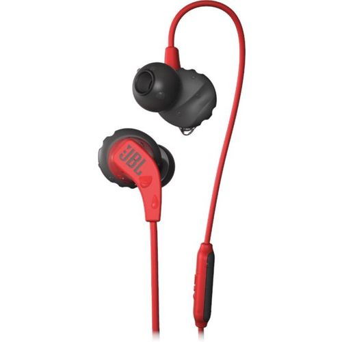 JBL Endurance RUN - Écouteurs avec micro - intra-auriculaire - filaire - jack 3,5mm - rouge