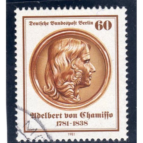 Timbre-Poste De Berlin Ouest (200ème Anniversaire De La Naissance Du Poète Et Naturaliste Adalbert Von Chamisso)