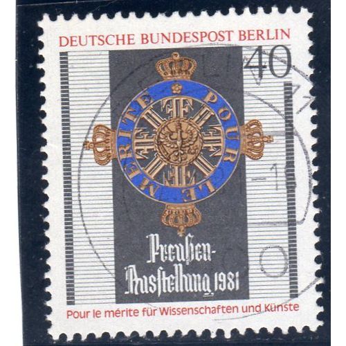 Timbre-Poste De Berlin Ouest (Exposition Prusse 1981)