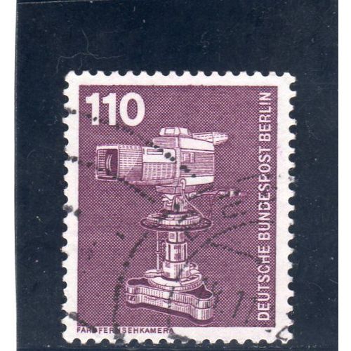 Timbre-Poste De Berlin Ouest (Industrie Et Technique : Caméra Couleur)