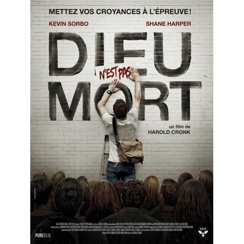 Dieu N'est Pas Mort (God's Not Dead) - Véritable Affiche De Cinéma Pliée - Format 40x60 Cm - De Harold Cronk Avec David A. R. White, Shane Harper, Kevin Sorbo - 2017