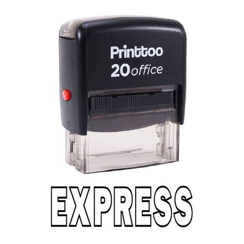 Bureau Printtoo Fixe Sur Mesure Stamp Express Auto Encrage Rubber Stamp -Noir