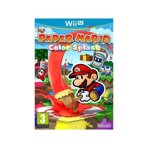 Pal Version Nintendo Wii U Paper Mario: Color Splash English/Espanol/It/Fr/De