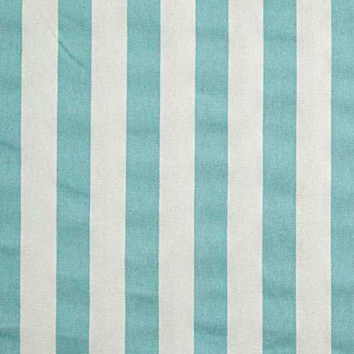 Tissu Imprimé Rayé Bleu 100% Coton