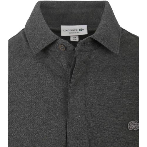 Polo Lacoste Pique Paris Anthracite Gris Taille Xl