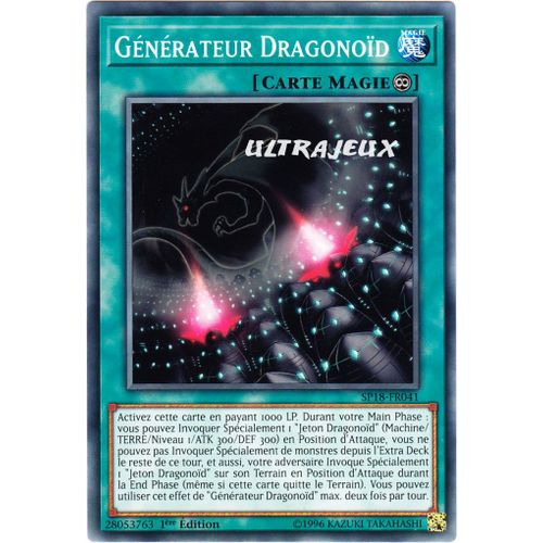 Yu-Gi-Oh! - Sp18-Fr041-St - Générateur Dragonoïd - Starfoil Rare