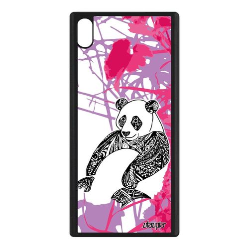 Coque Panda Xperia Xa1 Ultra Silicone Tribal Rose Azteque Feuilles Garcon A Sony Xperia Xa1 Ultra
