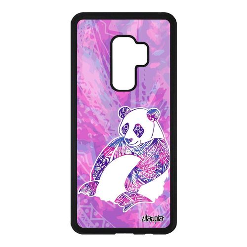 Coque Panda S9 Plus Silicone Fille Tribal Azteque Violet Tpu Alu Samsung Galaxy S9 Plus