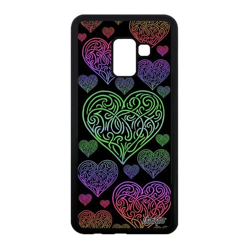Coque Silicone CUr Pour Galaxy A8 2018 Amour Vert De Protection Case En Samsung Galaxy A8 2018