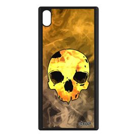 Coque Sony Xperia Xa1 Ultra Silicone Tete De Mort Cadeau De Noel Rigide Case En