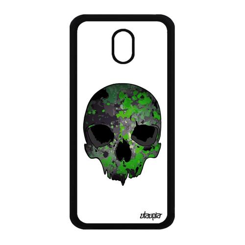 Coque Tete De Mort Samsung J3 2017 Silicone J530 Motif Antichoc Tattoo En Samsung Galaxy J3 2017