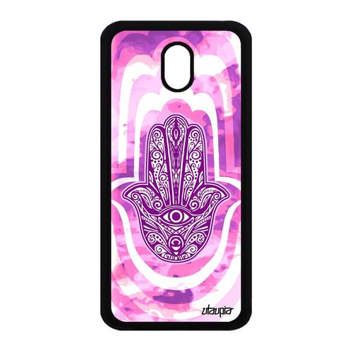 Coque Main De Fatma Pour J3 2017 Silicone Fatima Rose Fille A Samsung Galaxy J3 2017