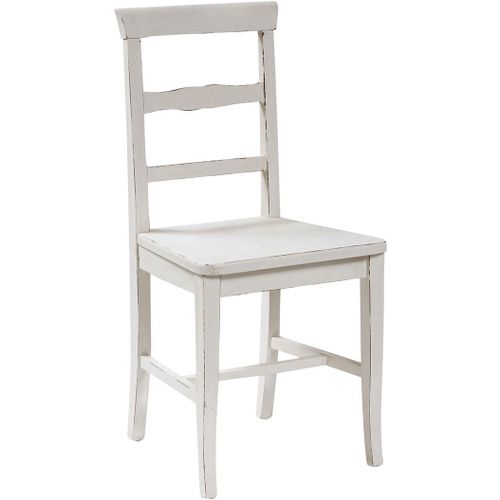 Chaise Style Rustique Avec Structure En Hêtre Et Assise En Bois Massif De Tilleul L45xpr43xh92 Cm