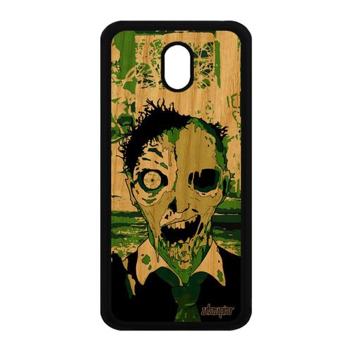 Coque Bois Zombie Samsung J3 2017 Silicone Ville Smartphone Vert Antichoc Samsung Galaxy J3 2017