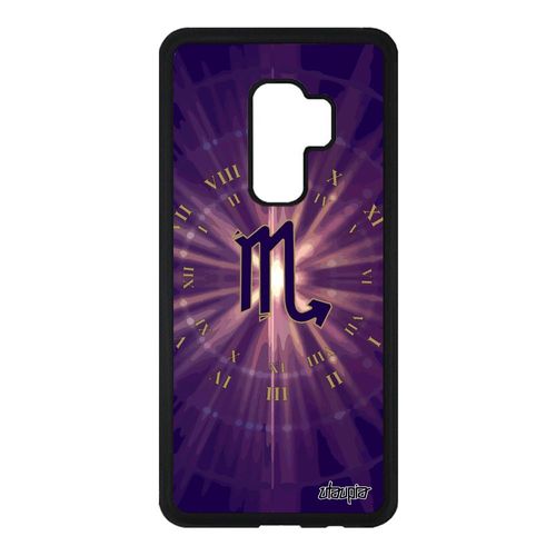 Coque Pour Samsung S9 Plus Silicone Signe Scorpion Cover Mobile Violet En Samsung Galaxy S9 Plus