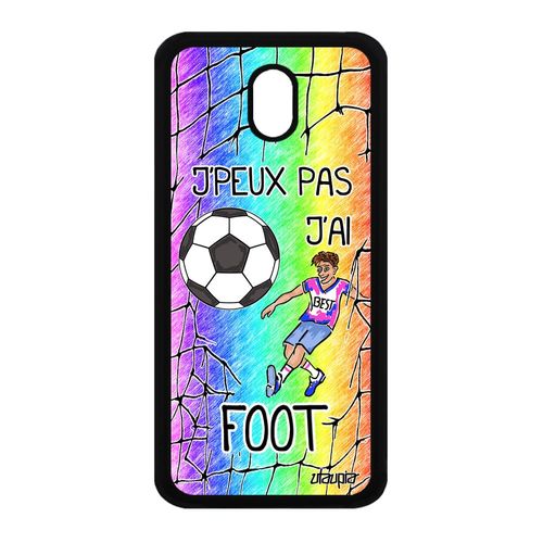 Coque J'peux Pas J'ai Foot Pour Galaxy J3 2017 Silicone Solide Vert Bd A Samsung Galaxy J3 2017