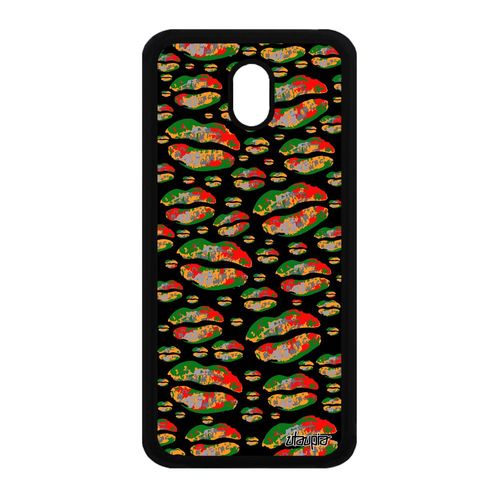 Coque Silicone Samsung Galaxy J3 2017 Bouche Vert Antichoc Couleur De Protection