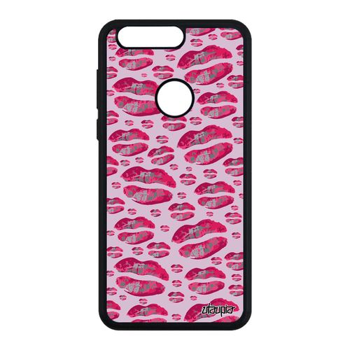 Coque Smack Pour Honor 8 Silicone Rose Smartphone Femme Swag Telephone Image En