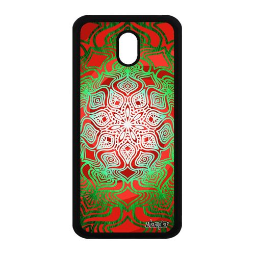 Coque Pour J3 2017 Silicone Mandala Tibetain Vert Solide Effet 3d Samsung Galaxy J3 2017