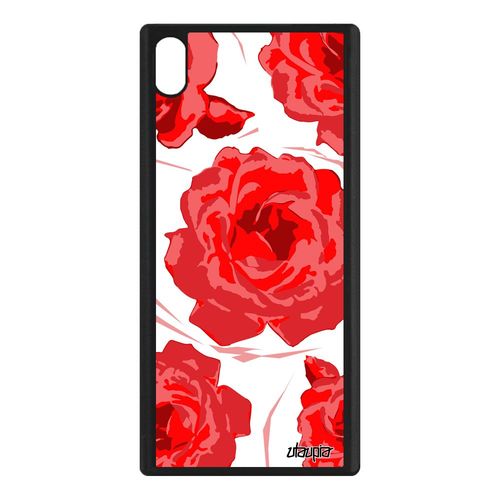 Coque Rose Fleur Xperia Xa1 Ultra Silicone Swag Etui Nature Amour Eternelle Sony Xperia Xa1 Ultra