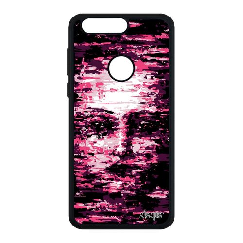 Coque Honor 8 Silicone Portrait Rose Frd-Al00 Telephone Peinture A L'huile Fille