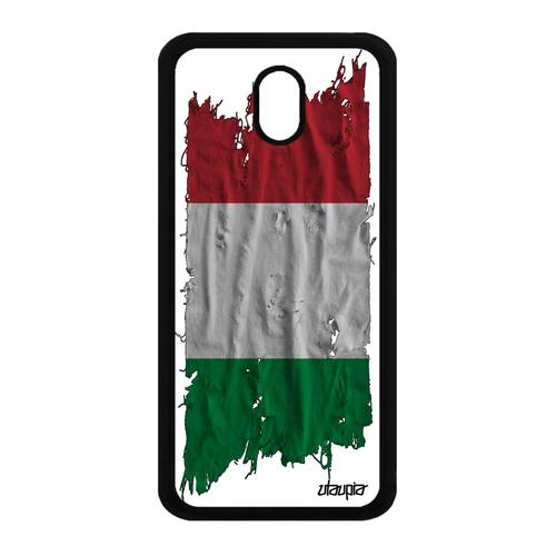 Coque Samsung Galaxy J3 2017 Silicone Drapeau Italie Italien Coupe D'europe Foot