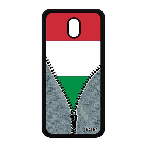 Coque Pour Samsung J3 2017 Silicone Drapeau Italie Italien Coupe D'europe Samsung Galaxy J3 2017