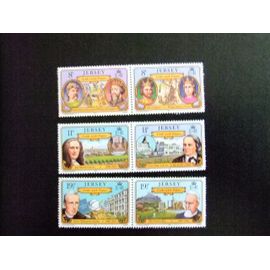 Jersey 1982 Personnages Célèbres De Jersey Yvert 276 / 81 ** Mnh