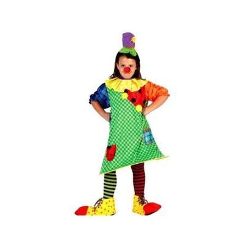 Déguisement De Fille Clown Pour Enfants Plusieurs Tailles (Taille 5-6a)