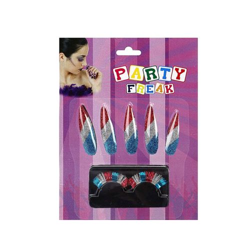 Set D'ongles Et Faux Cils 3 Coloris
