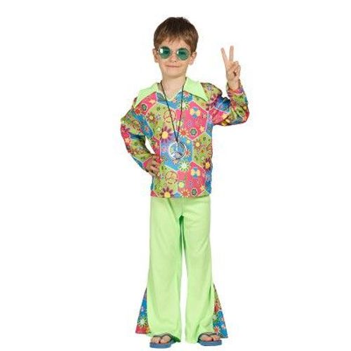 Déguisement Hippie Boy Pour Garçon Plusieurs Tailles (Taille 3-4a)