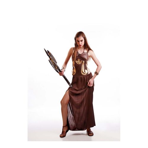 Déguisement De Guerrière Romaine Marron Pour Femme