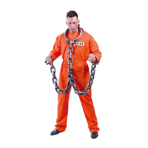 Déguisement De Prisonnier Halloween Pour Homme (Taille L)