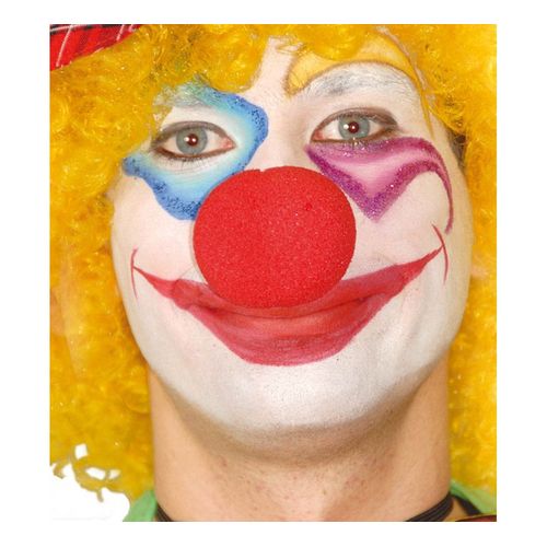 Nez Rouge En Mousse De Clown (Taille Unique)