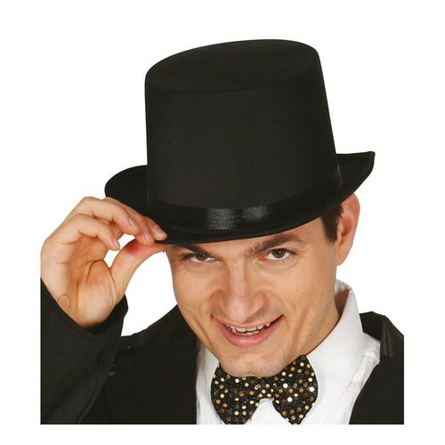 Chapeau Haut De Forme Noir (Taille Unique Adulte)