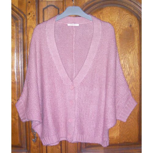 Gilet Rose Camaïeu - Taille 42/44 (3)