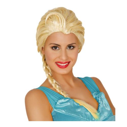 Perruque Blonde Avec Tresse (Taille Unique Adulte)