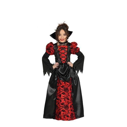 Déguisement De Vampire Rouge Pour Fille (Taille 5-6a)
