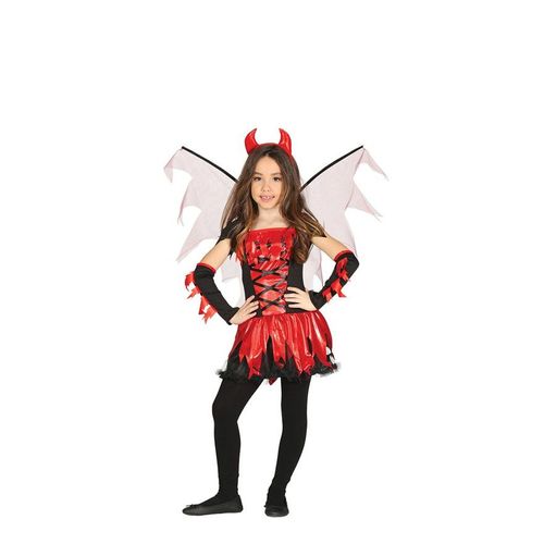Déguisement De Petite Diablesse Du Feu Pour Fille (Taille 7-9a)