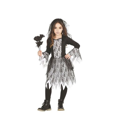 Déguisement De Mariée Funèbre Squelette Pour Fille (Taille 10-12a)
