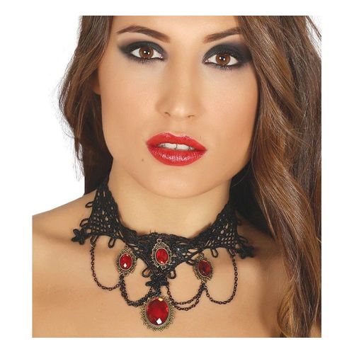 Collier De Vampire Avec Rubis (Taille Unique)