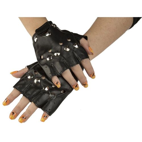 Gants Sans Doigts Motard (Taille Unique)