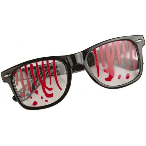 Lunettes Ensanglant?Es (Taille Unique)