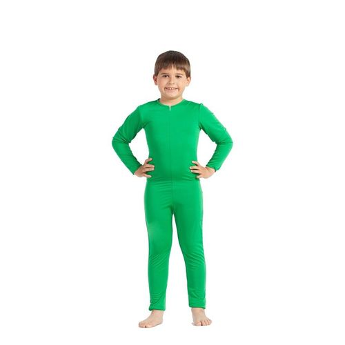 Déguisement Justaucorps Spandex Super Élastique Vert Pour Garçon