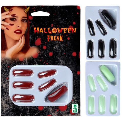 Faux-Ongles Pour Halloween 3 Coloris (Couleur Noir)