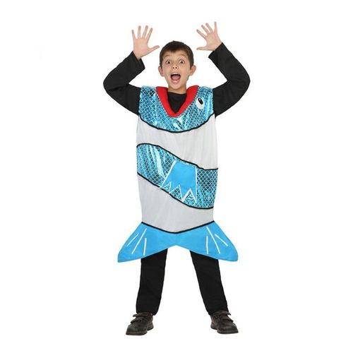 Déguisement De Poisson Clown Bleu Pour Enfant (Taille 3-4a)